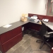 Mahogany C / U Suite Reception Desk, Transaction Counter